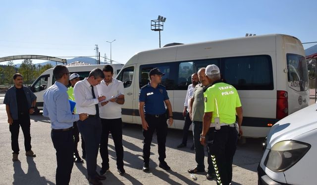 Kahramanmaraş’ta öğrenci servisleri mercek altında
