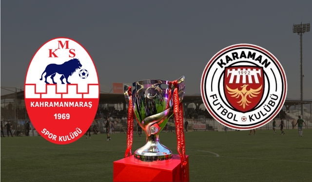 Kahramanmaraşspor’un 2.tur rakibi Karaman FK oldu