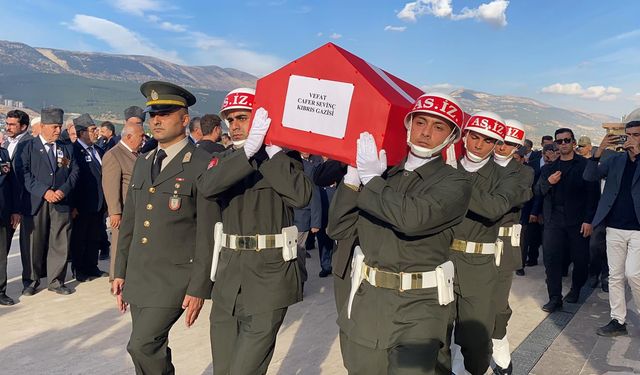 Kıbrıs Gazisi Cafer Sevinç son yolculuğuna uğurlandı