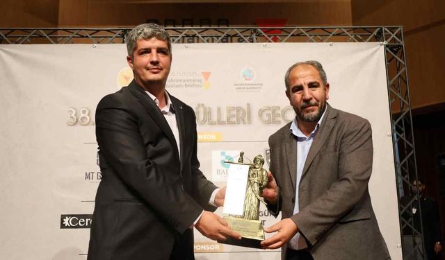 Kahramanmaraş’ta Yılın Balıkçısı Ödülü İbrahim Sarı’ya verildi
