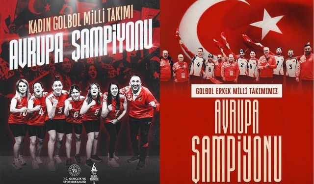 Golbolde Türkiye’den Çifte Zafer