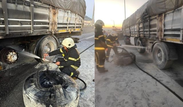 Kahramanmaraş'ta aynı bölgede ikinci TIR yangını