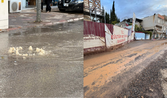 Dulkadiroğlu’nda yağmur sonrası yollar çamur deryasına döndü