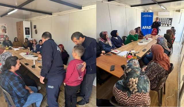 AFAD’tan Türkoğlu’nda Afet Bilinci Eğitimi