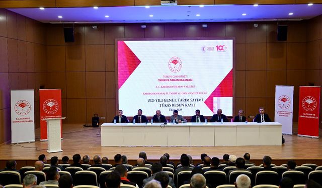 Genel Tarım Sayımı Resen Kayıtlar Toplantısı Göksun’da Yapıldı