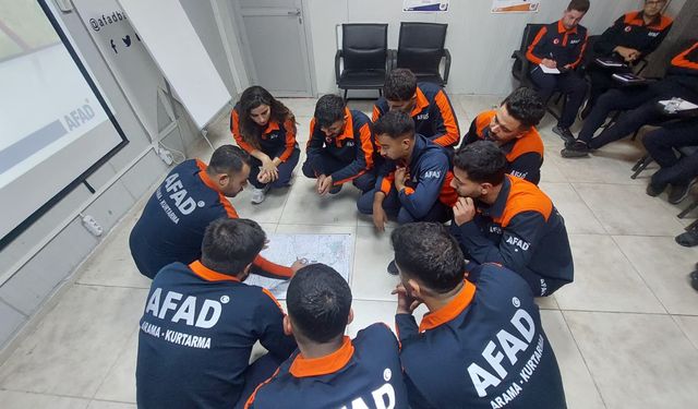 Kahramanmaraş’ta AFAD Arama Kurtarma Ekiplerine Yoğun Eğitim