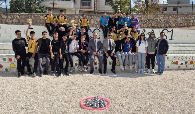 Kahramanmaraş’ta Ortaokullar Arası Bocce Turnuvası Heyecanı