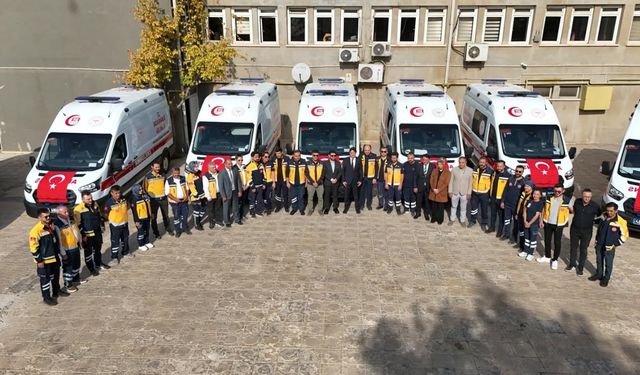 Sağlık Bakanlığı’ndan Kahramanmaraş’a 9 yeni ambulans