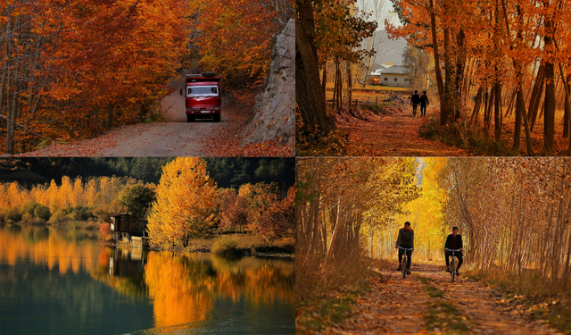 Kahramanmaraş’ta sonbahar, objektiflere şenlik gibi yansıdı