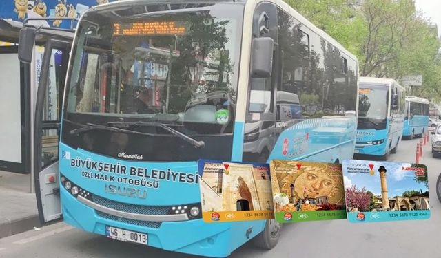 Kahramanmaraş’ta otobüs kartlarına işlem ücreti geldi