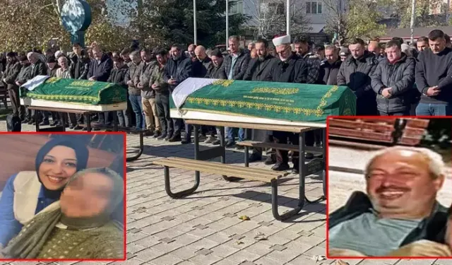 Kübra ile onu boğup intih*r eden babası yan yana toprağa verildi