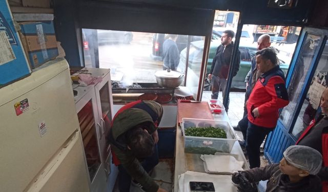 Kahramanmaraş’ta Paldır Küldür Kebapçı’ya Denetim