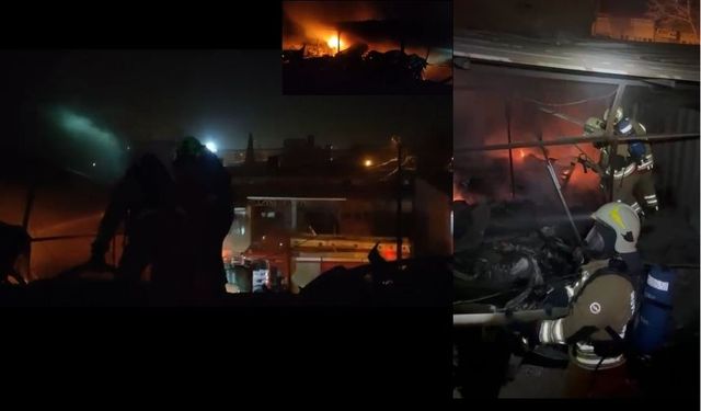 Kahramanmaraş Sanayi Sitesi’nde Yangın Paniği