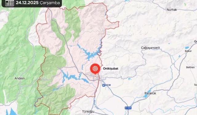 Onikişubat ilçesinde hangi yollar kapalı?