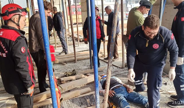 Kahramanmaraş’ta inşaat alanında can pazarı