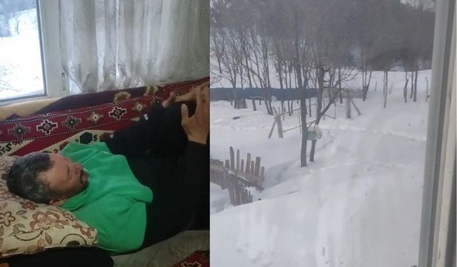 Kahramanmaraş’ta mahsur kalan hasta vatandaş kurtarılmayı bekliyor