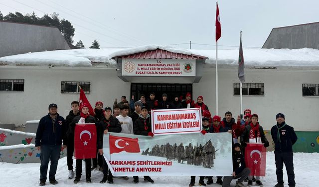 Kahramanmaraş İzcilerinden Sarıkamış Şehitleri Anma Yürüyüşü