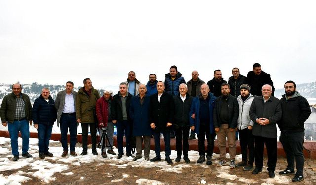 Başkan Çetinkaya, gazetecilerle bir araya geldi