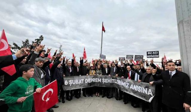 MHP Kahramanmaraş’ta 6 Şubat Depremlerini Sessiz Yürüyüşle Andı