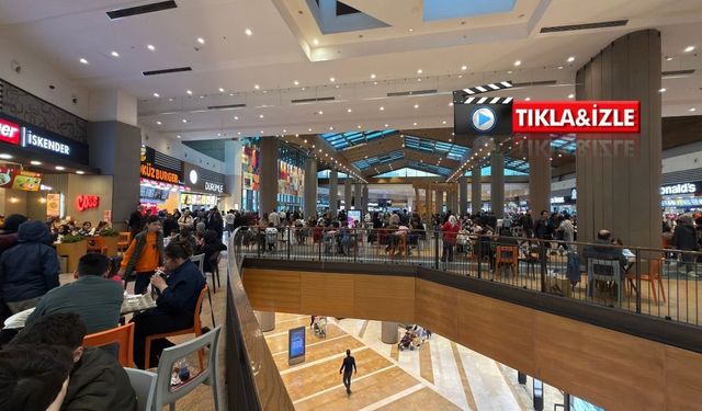 Piazza AVM'de İftar Öncesi Yoğunluk Dikkat Çekiyor!