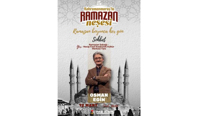 Osman Egin, Ramazan Sokağı’nda Gönüllere Seslenecek