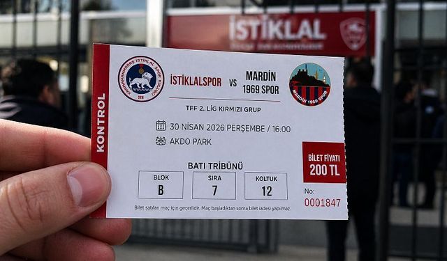 İstiklalspor – Mardin 1969 Spor Maçı Biletleri Satışta! İşte Detaylar..