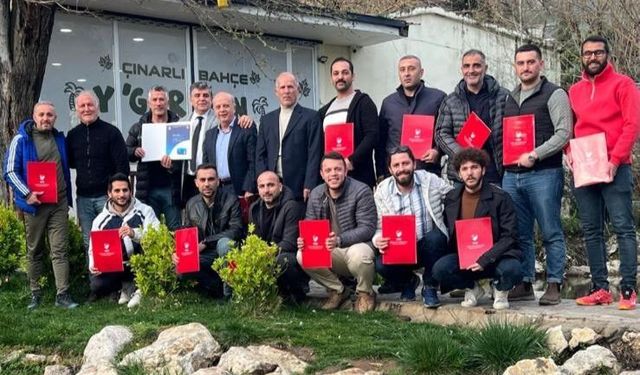 Kahramanmaraş'ta UEFA C Antrenörlük Kursu Tamamlandı