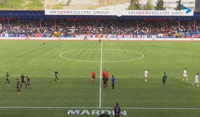 Mardin 1969 Spor – İstiklalspor maçının normal süresi 0-0 tamamlandı