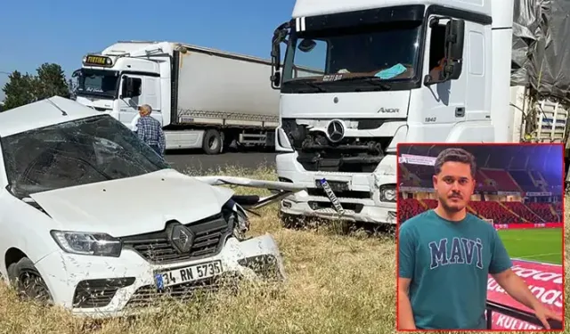 Sınav yolunda kaza; 19 yaşındaki Fatih öldü, akrabası ağır yaralı
