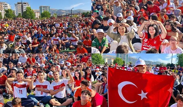 Kahramanmaraş’ta Milli Maç Heyecanından Renkli Kareler