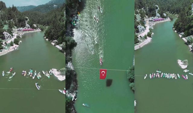 Andırın’da su üstünde nefes kesen yarış için geri sayım başladı