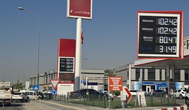 Kahramanmaraş’ta Motorin 100 TL’yi Aştı