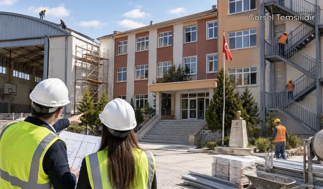 Elbistan’daki Yatılı Bölge Ortaokulu Yenileniyor