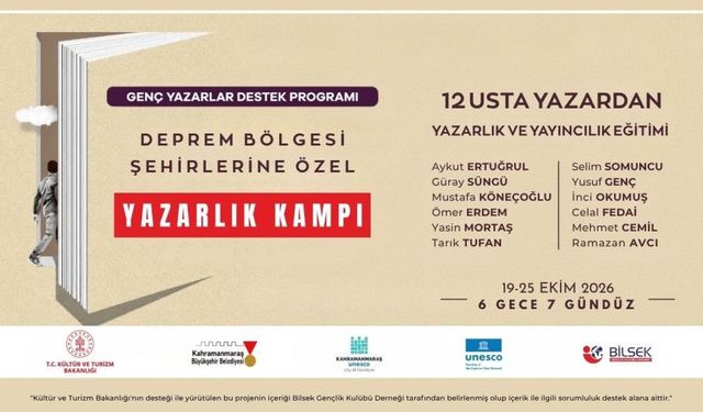 Genç Kalemler Kahramanmaraş’ta Edebiyata Yön Verecek