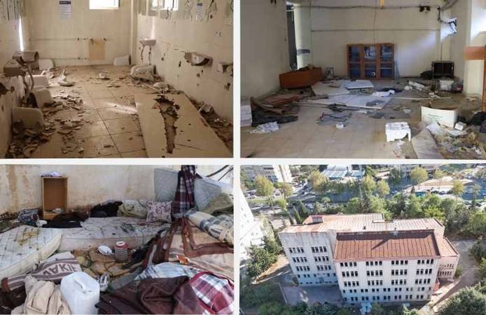 Bir Zamanlar Öğrenci Sesleriyle Yankılanan Yurt, Şimdi Metruk Binaya Dönüştü