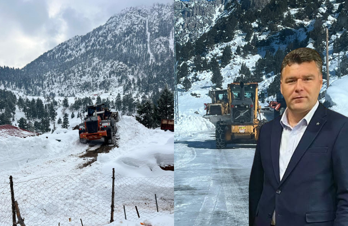 Muhtar Akbaba Sahada, Çukurhisar’da Hizmet Aralıksız Sürüyor