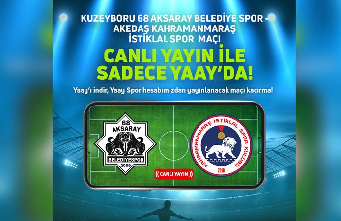 Aksaray Belediyespor-İstiklalspor Maçı Canlı İzle!