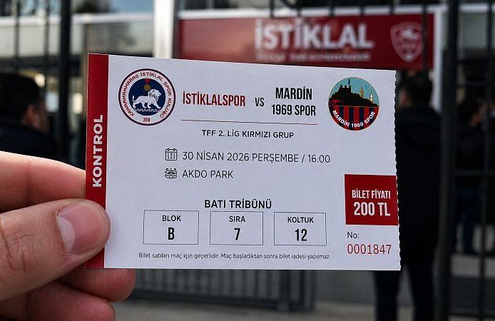 İstiklalspor – Mardin 1969 Spor Maçı Biletleri Satışta! İşte Detaylar..
