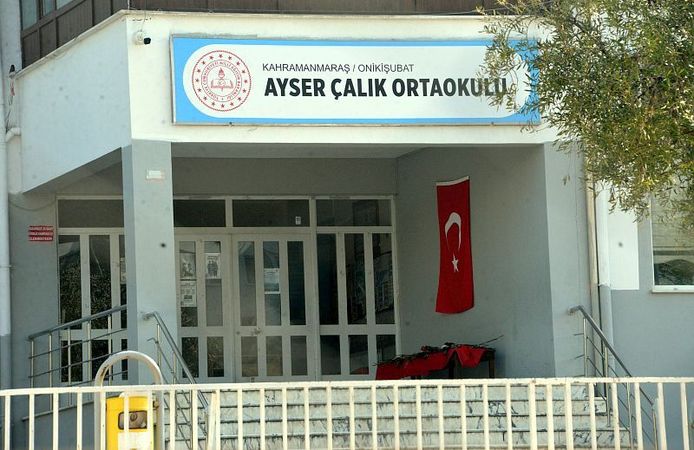 Ayser Çalık Ortaokulu'nda sessiz 23 Nisan