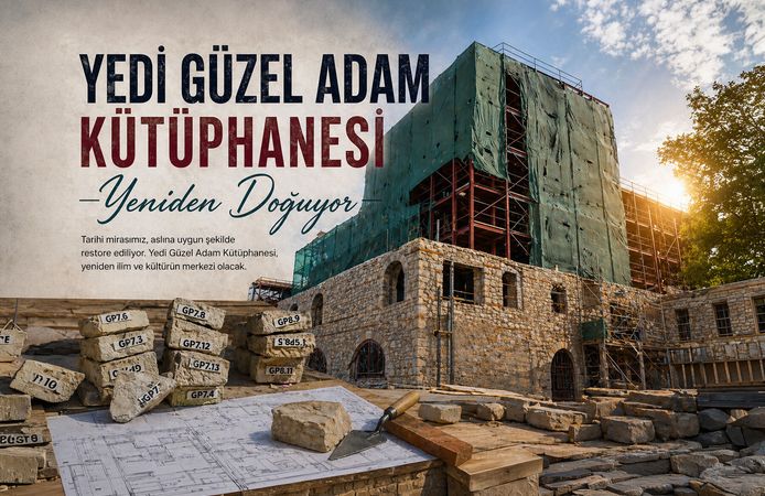 Yedi Güzel Adam Kütüphanesi Yeniden Doğuyor