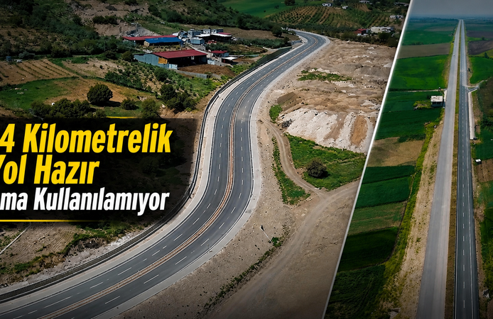 Kahramanmaraş’ta 14 kilometrelik yol hazır ama kullanılamıyor