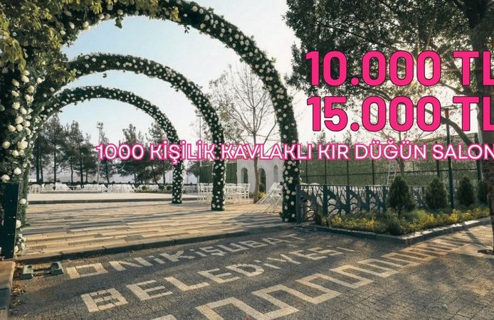Onikişubat Belediyesi’nin kır düğün salonuna nasıl randevu alınır?