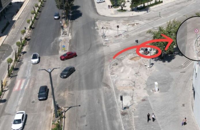 Azerbaycan Bulvarı’ndan Hükümet Caddesi’ne Dönüş Trafiğe Kapatıldı