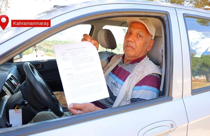 Yol çalışması mağduru oldu, 10 bin lira ceza kesildi