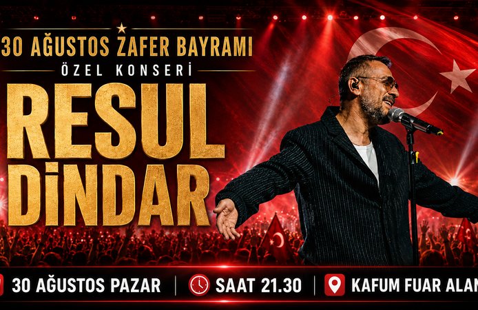 Resul Dindar Kahramanmaraş’ta Sahne Alacak