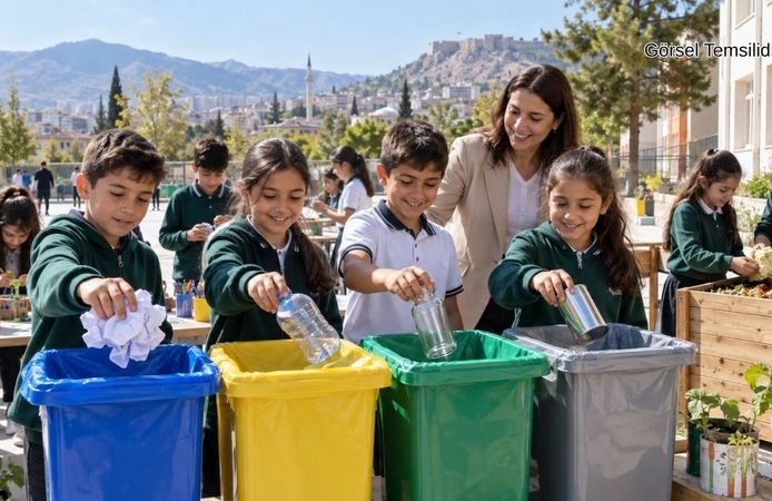 Kahramanmaraş’taki Okullarda Sıfır Atık Projesi Başlıyor