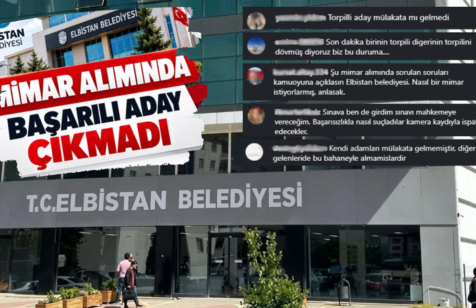 Elbistan Belediyesi tüm adayları başarısız buldu, iddialar peş peşe geldi