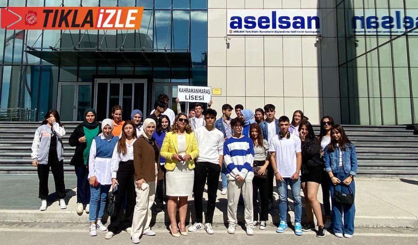 Kahramanmaraş Anadolu Lisesi öğrencileri ASELSAN’ı gezdi