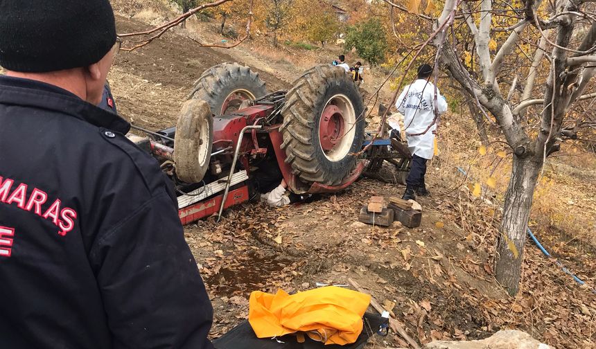 Kahramanmaraş'ta devrilen traktörün sürücüsü öldü