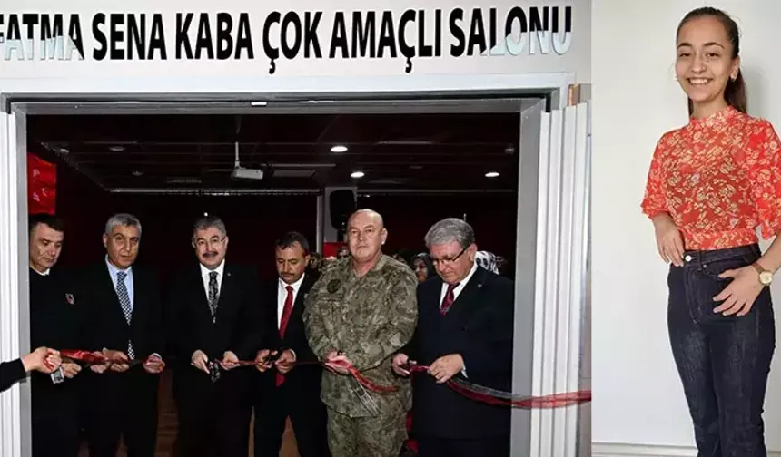 Depremde ölen öğrencinin ismi, okulunda yaşatılacak